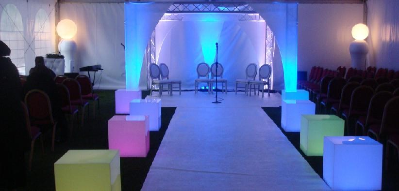 Installation son et lumière Décoration - Prestation par Sonopro