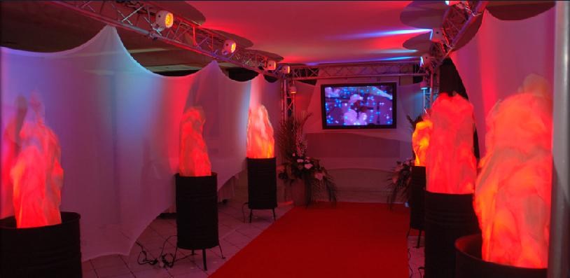 Installation son et lumière Décoration - Prestation par Sonopro