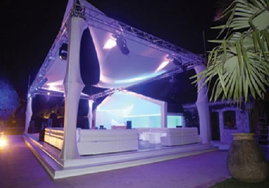 Installation son et lumière Décoration - Prestation par Sonopro