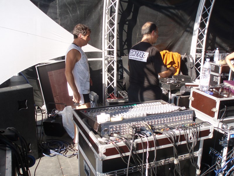 Presta sonopro son et lumière regie technique Festival international marseille Salsatongs