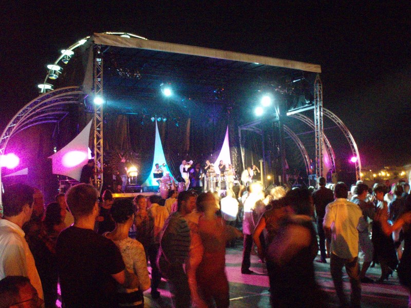 Presta sonopro son et lumière regie technique Festival international marseille Salsatongs