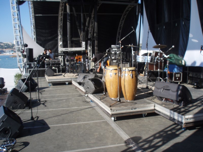 Presta sonopro son et lumière regie technique Festival international marseille Salsatongs