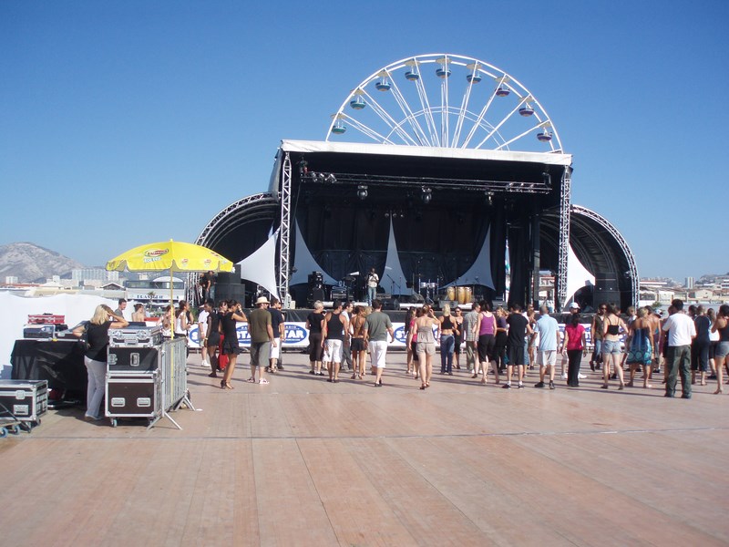 Presta sonopro son et lumière regie technique Festival international marseille Salsatongs