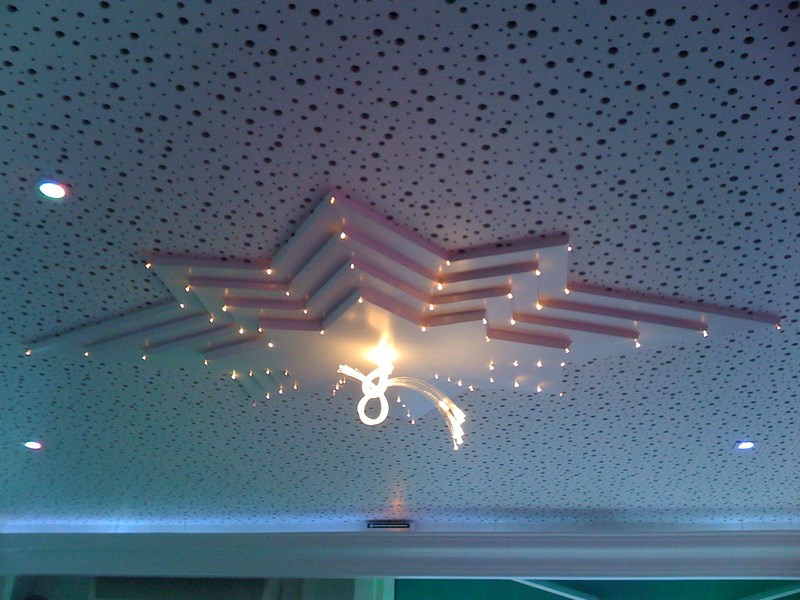 Restaurant Di Trévi installation lumière LED Déco par Sonopro plan de campagne